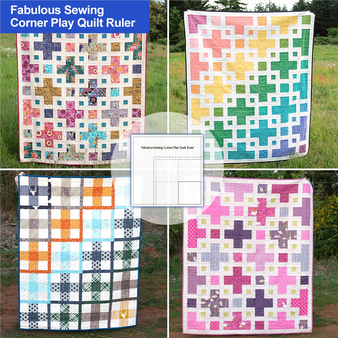 Fabulous Sewing Corner Play Quilt Ruler, Quilt Ruler, Quilt Template