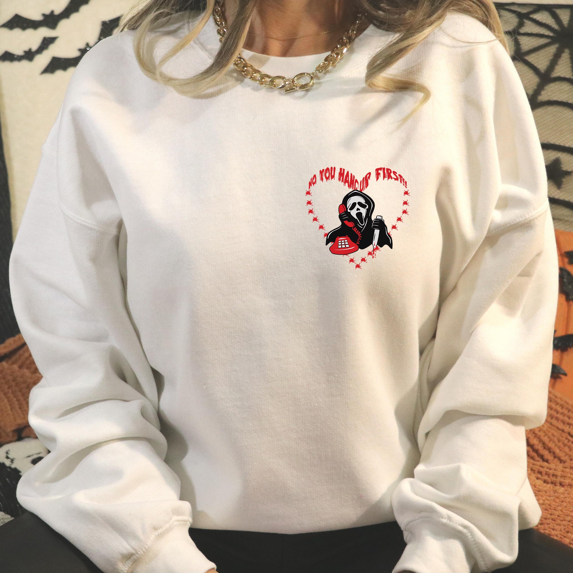 No, you hang up sweatshirt