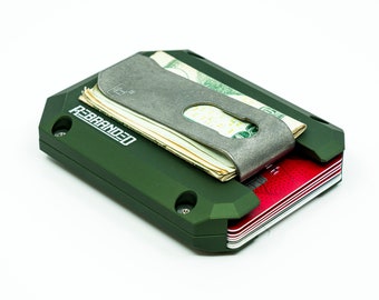 OD Green Aluminium RFID Blocking 10 card Wallet