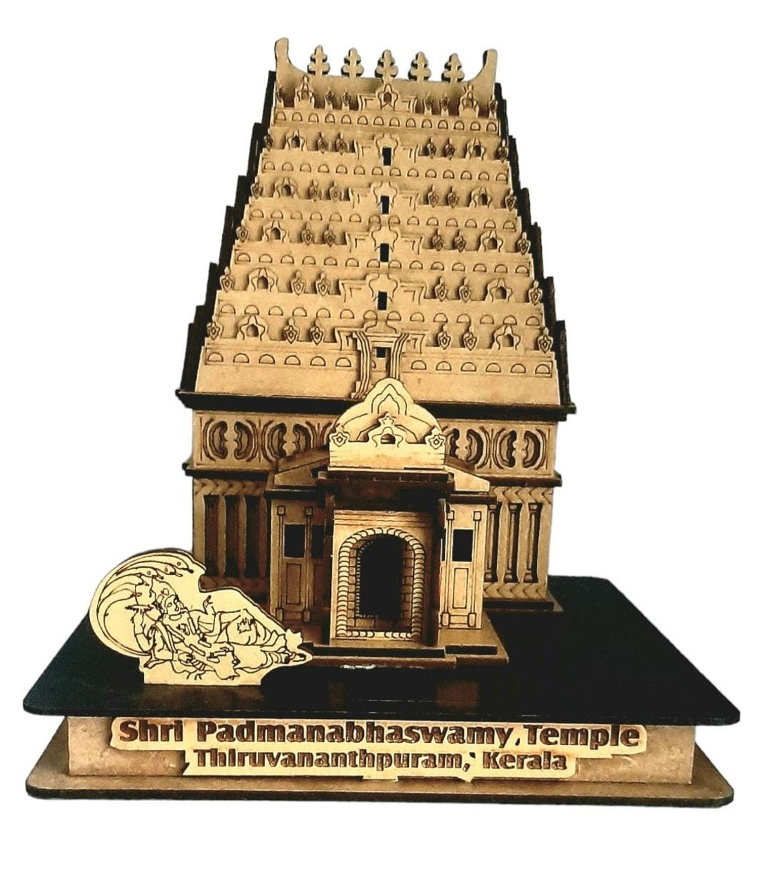 Shri Padmanabhaswamy Temple A Wooden Handmade Replica Of The Etsy shri-padmanabhaswamy-temple-a-wooden-handmade-replica-of-the-etsy