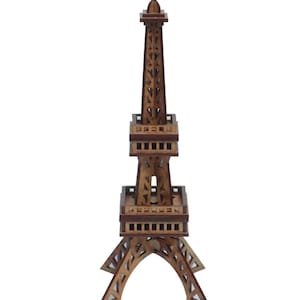 Eiffeltoren (een handgemaakte houten replica van de Eiffeltoren in Parijs) een lasersnijproduct