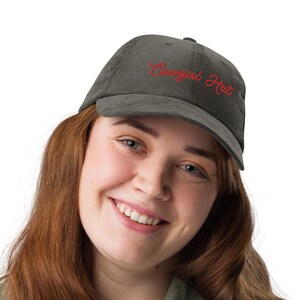 Cowgirl Hat in vintage corduroy