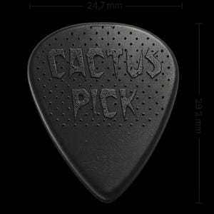 GMW Pick Classic 12 24 36 Pack Guitar picks – Premium Delrin Plectrum – Cactus Grip Textured Pick – 0.60–2.00mm – Made in Norway