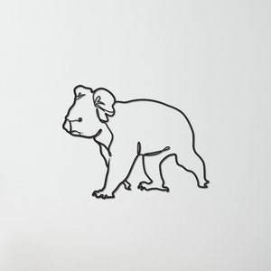 Houten Koala Wall Art, Minimalistische Aniaml Wall Decor, Koala Wall Decor, Kwekerij Wall Sign, Houten Wall Sign, Cadeau voor haar, Koala Wall Hanging