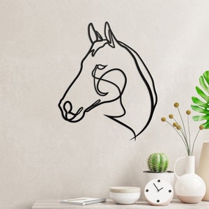 Pferd Wandkunst, Holzpferd Wandkunst, Geschenk für sie, Pferd Wanddekor, Holz Wandkunst, Pferd Wanddekor, Wanddekoration, Holzpferd Kunst