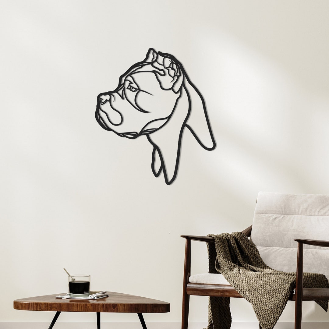 Cane Corso Wall Art, Wooden Dog Wall Decor, Gift for Her, Cane Corso