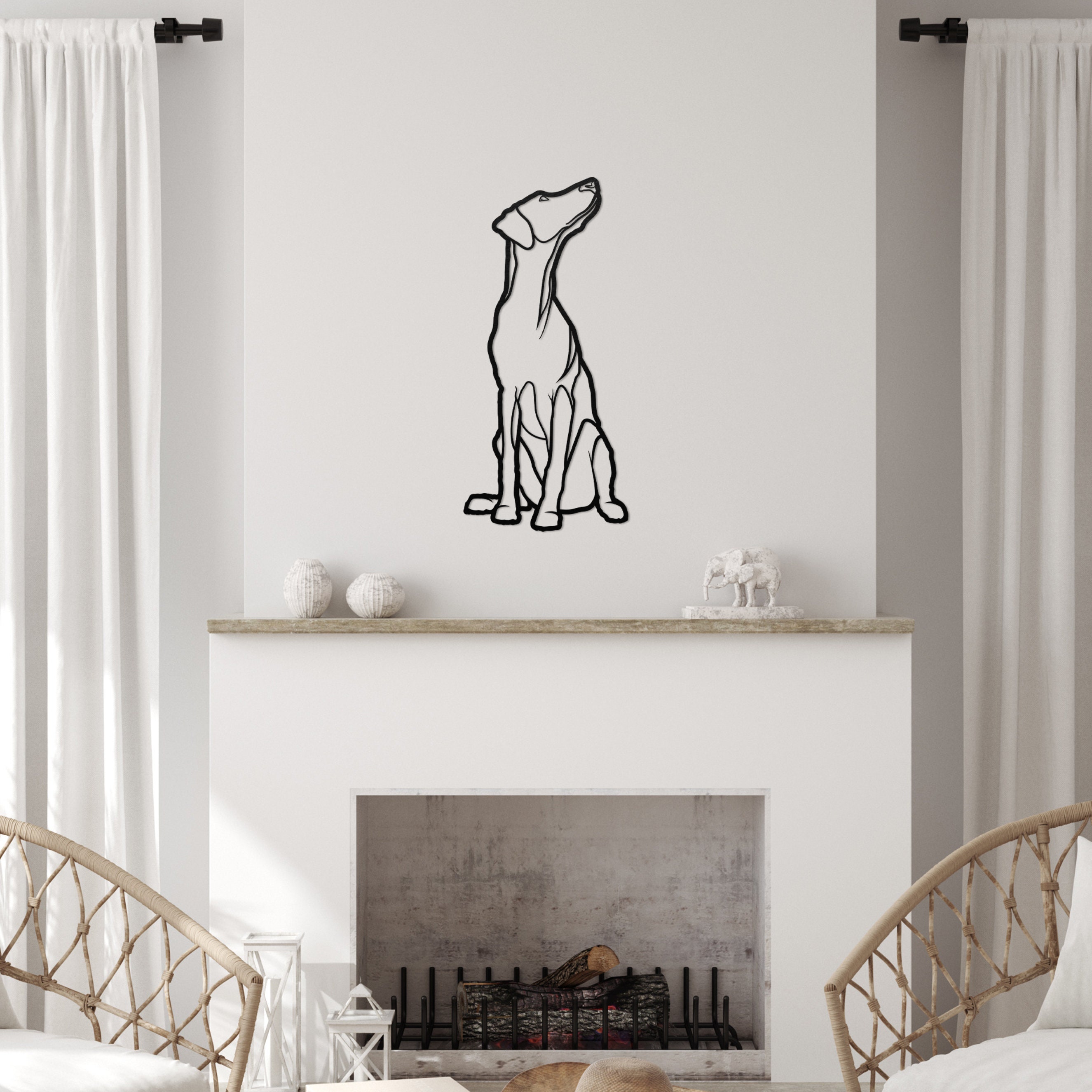 Wooden Dog Wall Art Dog Wall Decor Dog Wall Art Gift for Etsy