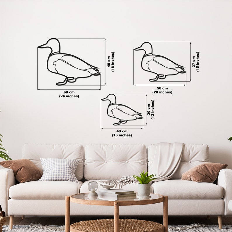 Wooden Duck Wall Art Duck Wall Decor Gift for Her Lake Wall Etsy