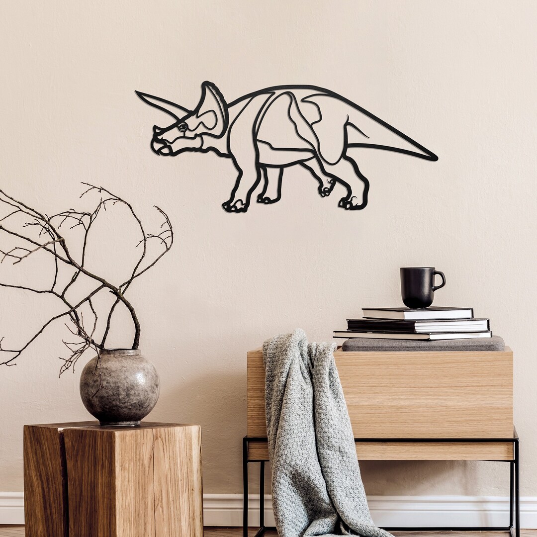 Dinosaur Wall Art, Dinosaur Wall Art for Nursery, Wooden Dinosaur Wall