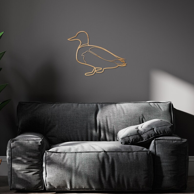 Wooden Duck Wall Art Duck Wall Decor Gift for Her Lake Wall Etsy