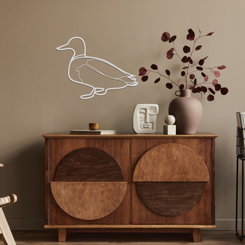 Wooden Duck Wall Art Duck Wall Decor Gift for Her Lake Wall Etsy