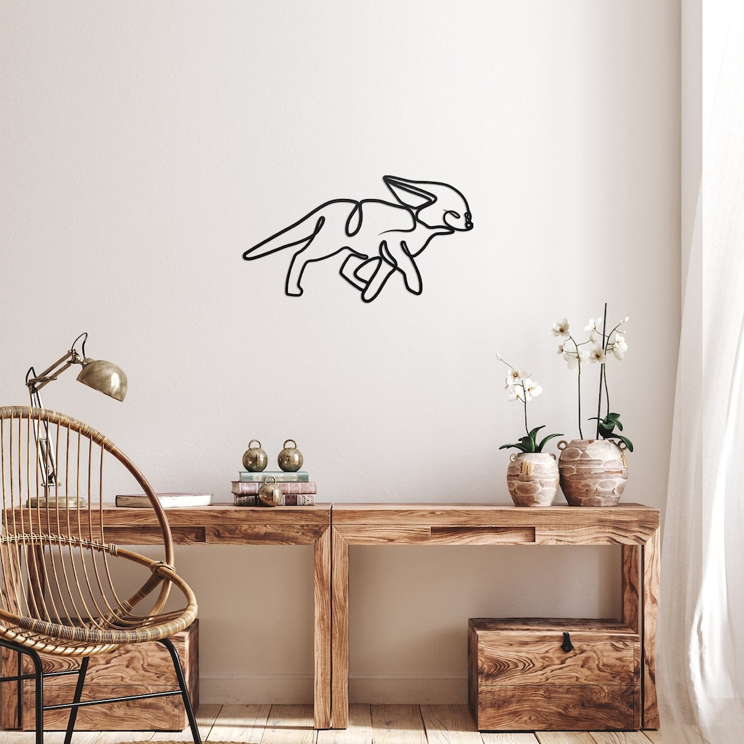 Fox Wall Sign, Wooden Fox Wall Art, Gift for Her, Housewarming Gift