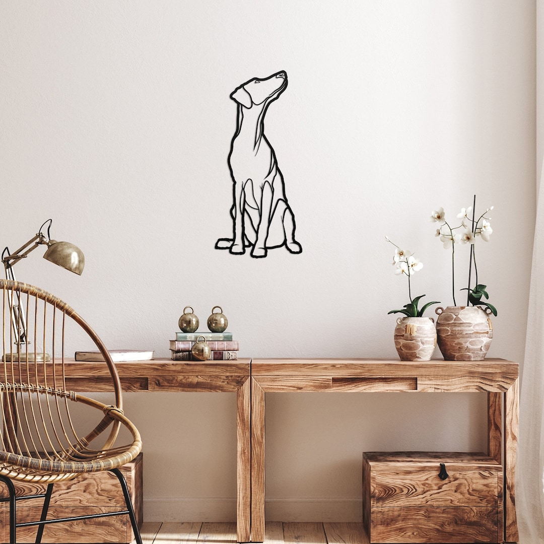 Wooden Dog Wall Art, Dog Wall Decor, Dog Wall Art, Gift for Dog Lover