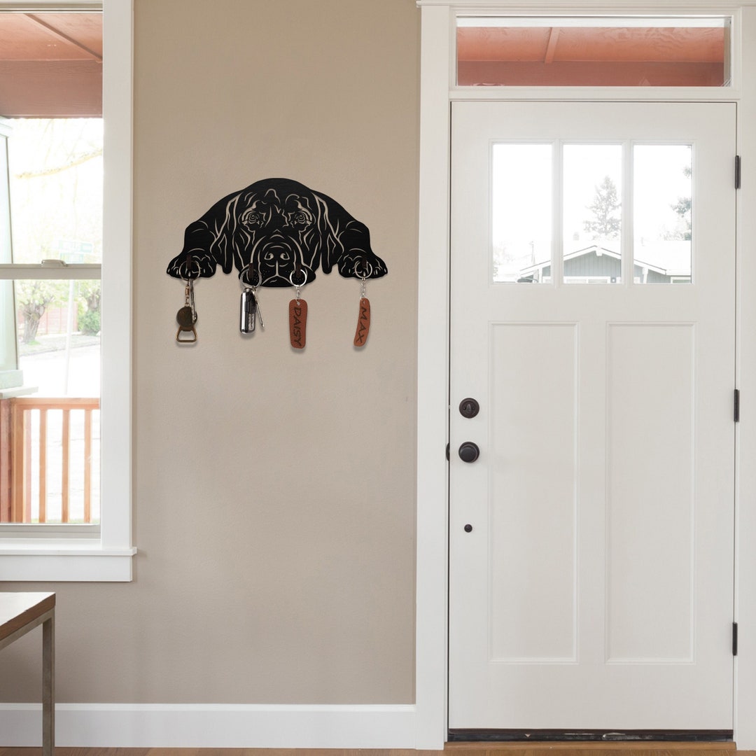 Labrador Retriever Key Holder, Wooden Keey Holder for Wall, Gift for ...