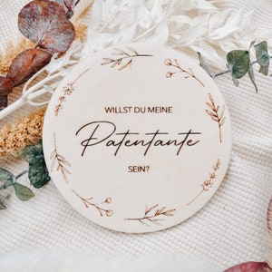 Meilensteinkarten Holzscheiben Paten