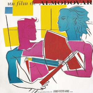 Mini poster vintage originale/ritaglio di libro - Matador (Pedro Almodovar/1986)