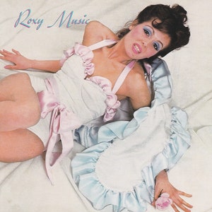 Roxy Music - Roxy Music - Originele vintage miniatuurposter met zwarte kaartlijst