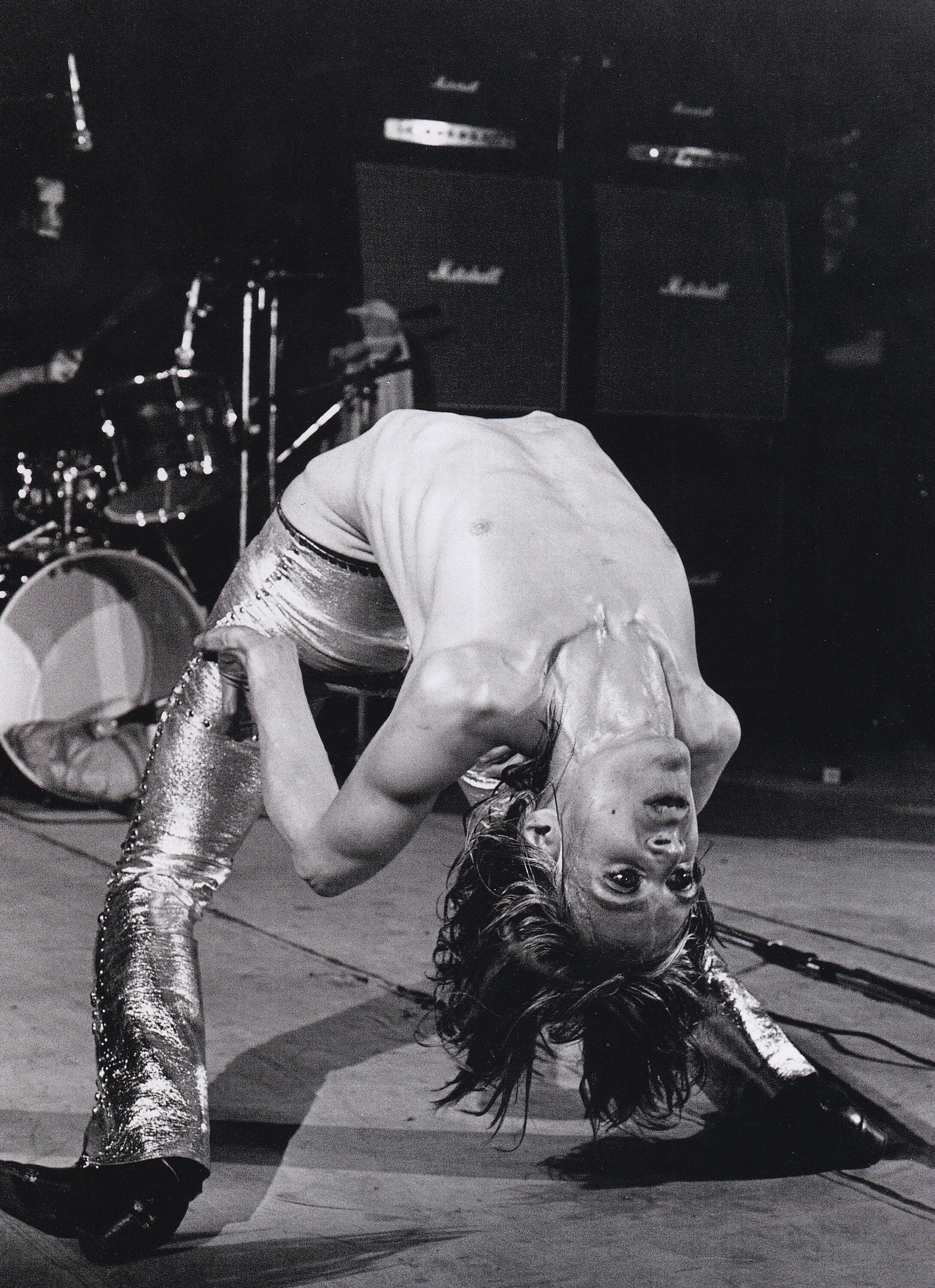 Original Vintage Mini Poster / Book Clipping - Iggy Pop (The Stooges), London, 1972