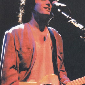 Jeff Buckley, 1994 -- Original Vintage Miniature Poster & Card Frame