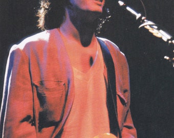Jeff Buckley, 1994 -- Original Vintage Miniature Poster & Card Frame
