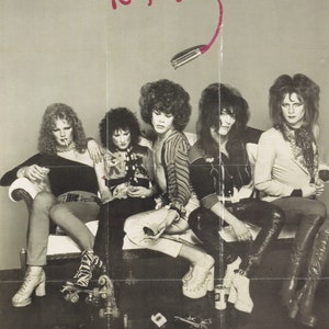 Original Vintage Mini Poster / Book Clipping - New York Dolls