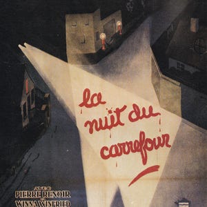 Original Vintage Mini Poster / Book Clipping - La Nuit Du Carrefour (1932)