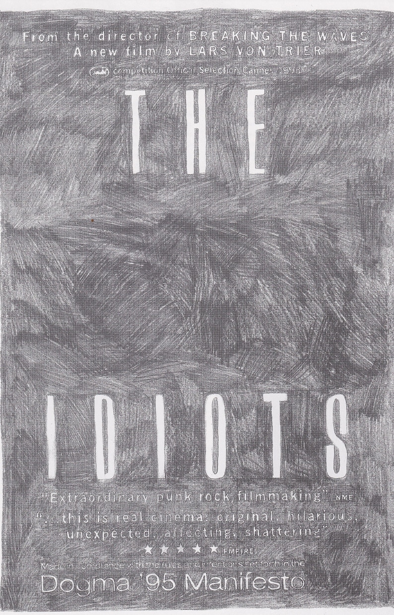 Original Vintage Mini Poster / Book Clipping - the Idiots (lars Von ...