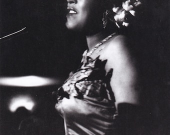 Billie Holiday Jazz Music Iconic Poster Shed Home Retro Metal Wall