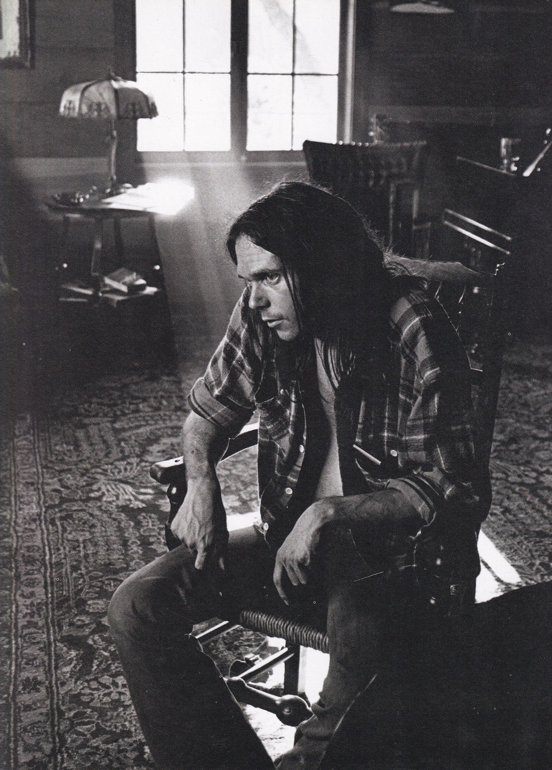 Original Vintage Mini Poster / Book Clipping - Neil Young, Broken Arrow ...