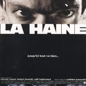 Original Vintage Mini Poster / Book Clipping - La Haine