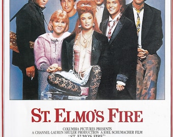 Original Vintage Mini Poster / Book Clipping - St. Elmo's Fire