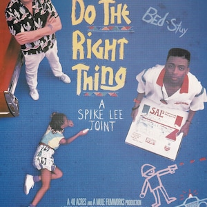 Vintage Mini Poster / Book Clipping - Do The Right Thing (1989. Spike Lee)