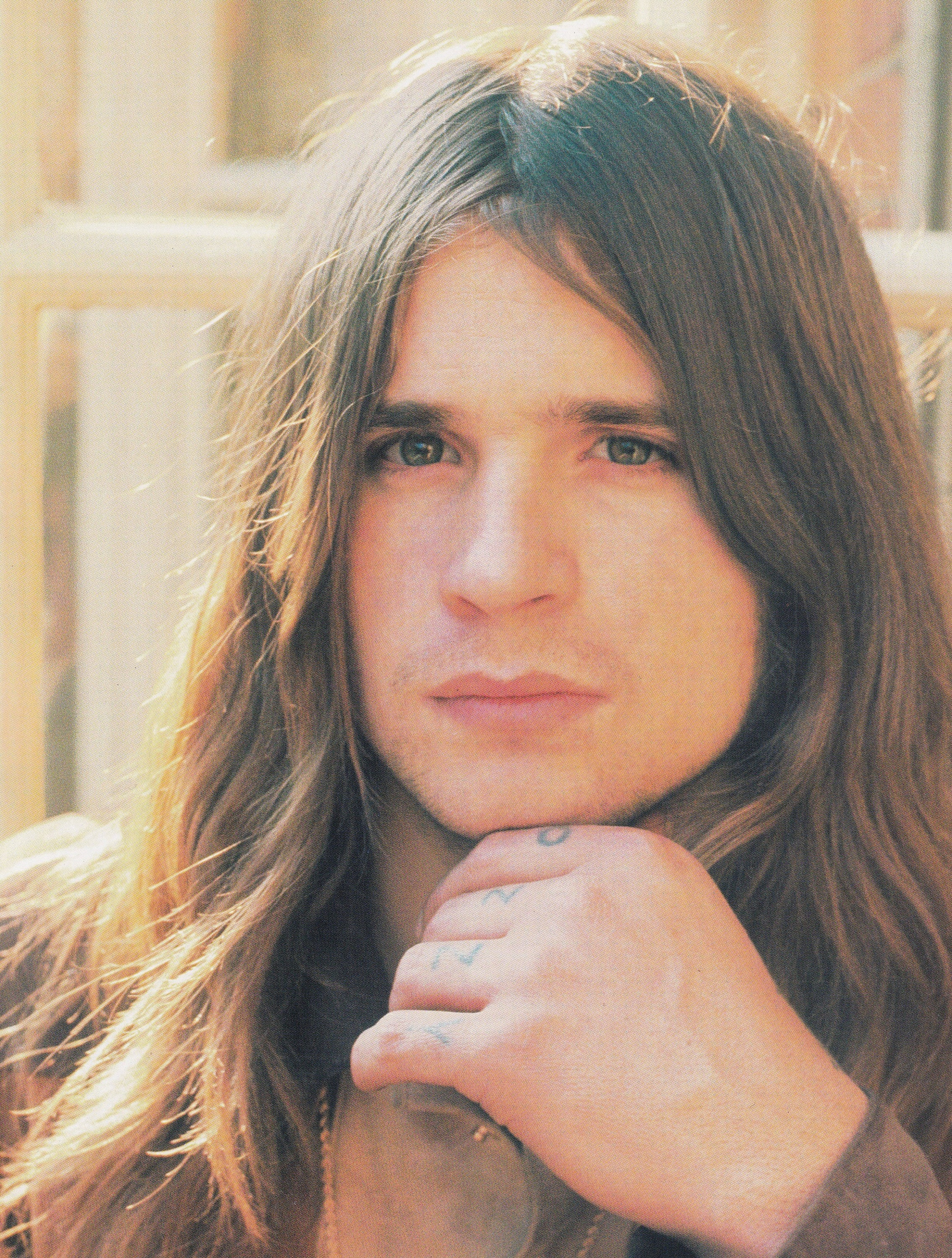 Original Vintage Mini Poster / Book Clipping - Ozzy Osbourne (Black Sabbath), London, 1974