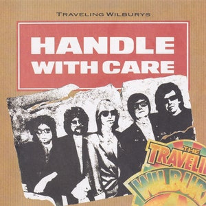 Original Vintage Mini Poster / Book Clipping - The Travelling Wilburys - Handle With Care
