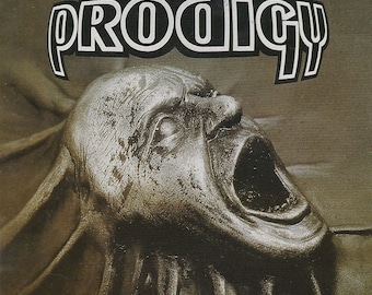 Original Vintage Miniature Poster With Black Card Frame - The Prodigy - Music For The Jilted Generation