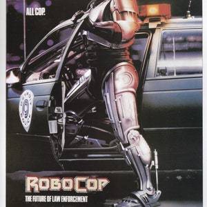 Original Vintage Mini Poster / Book Clipping - Robocop