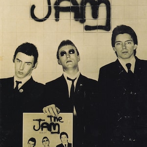 Original Vintage Mini Poster / Book Clipping - The Jam - In The City