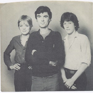 Original Vintage Mini Poster / Book Clipping - Talking Heads - Love Goes To Building On Fire