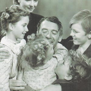 Original Vintage Mini Poster / Buchausschnitt & Kartenrahmen - It's A Wonderful Life