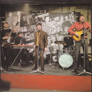 Póster/recorte de libro vintage original en miniatura con marco de cartón negro - The Animals, Londres, 1964