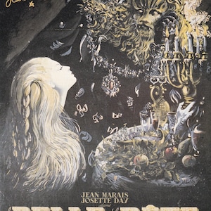 Original Vintage Mini Poster / Book Clipping - La Belle Et Le Bette (1946)