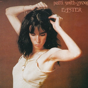 Poster miniature vintage original avec cadre en carton noir - Patti Smith Group - Pâques