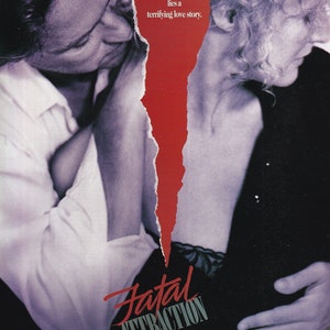 Original Vintage Mini Poster / Book Clipping - Fatal Attraction (1987)