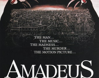アマデウス (1984) - オルタナティブ映画ポスター | レトロ映画