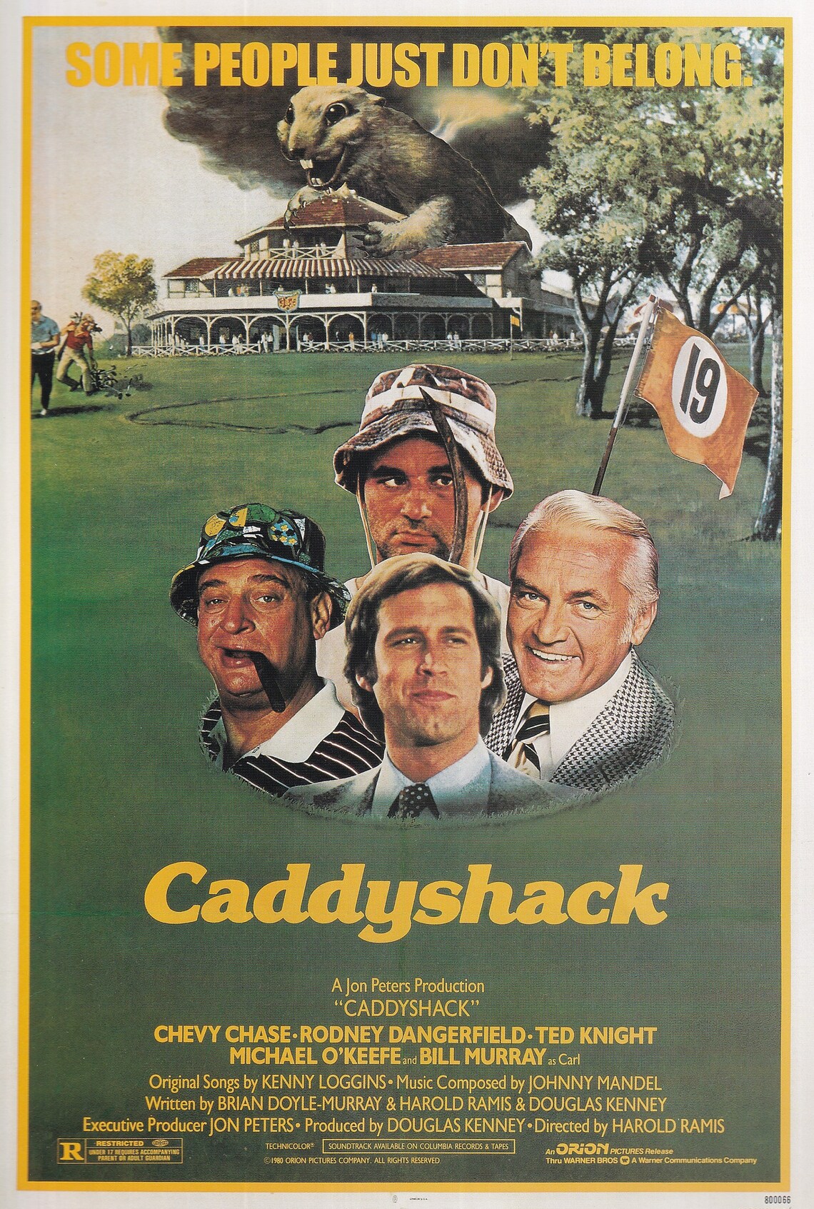 Original Vintage Mini Poster / Book Clipping - Caddyshack - Etsy