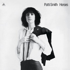 Póster Vintage Original en Miniatura con Marco de Cartón Negro - Patti Smith - Caballos
