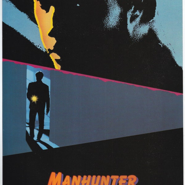 Original Vintage Mini Poster / Buchausschnitt - Manhunter