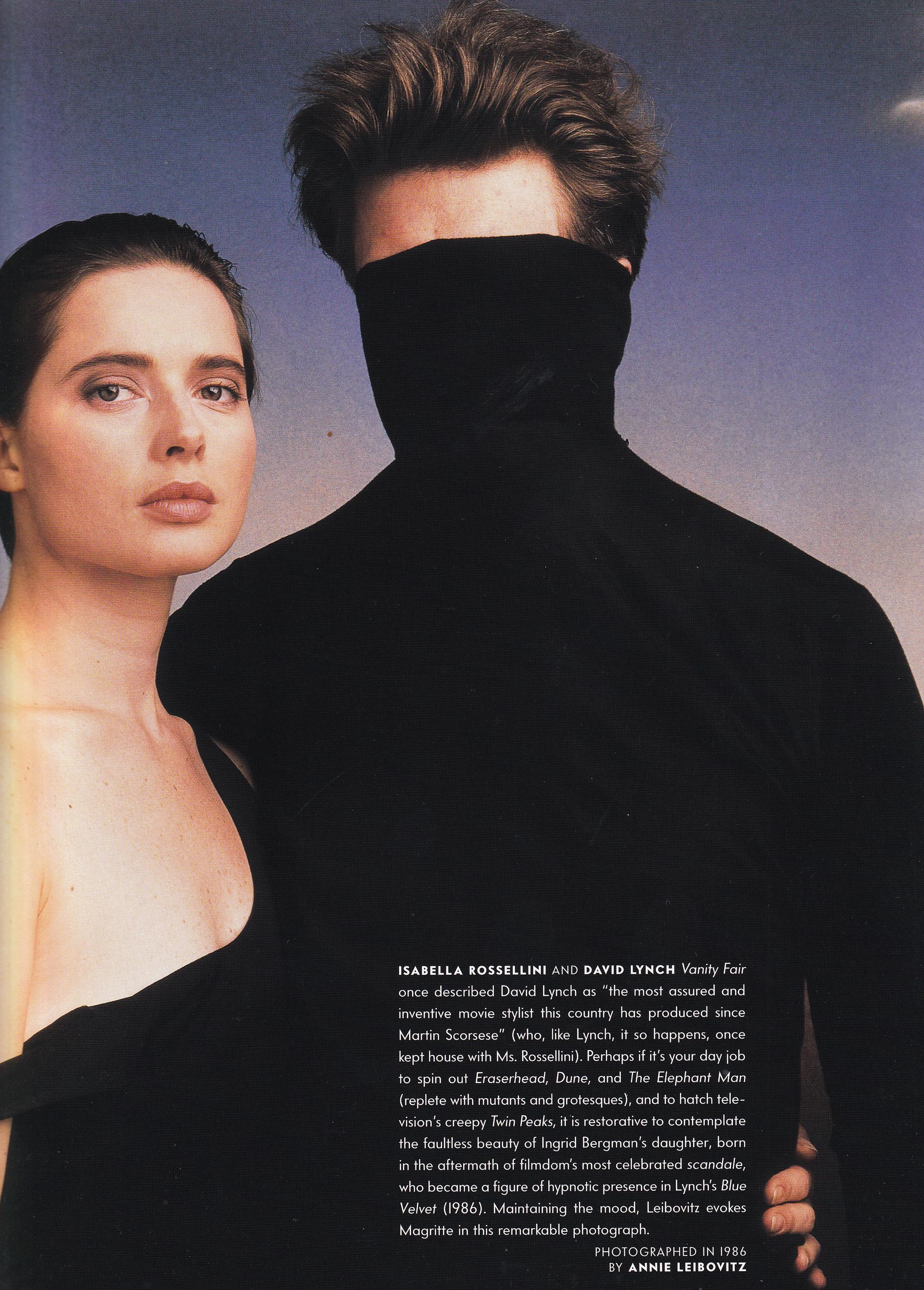 Original Vintage Mini Poster / Book Clipping - Isabella Rossellini