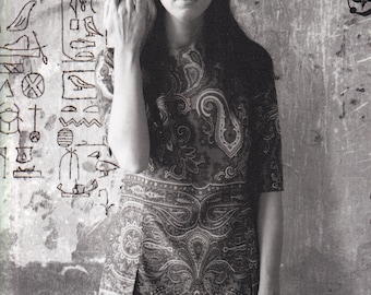 Original Vintage Mini Poster / Book Clipping - Grace Slick (Jefferson Airplane), 1966