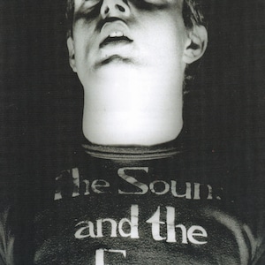 Póster vintage original en miniatura, recorte de libro y marco para tarjetas: Ian Curtis (Joy Division)